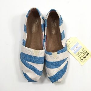 Toms | Blue White Stripe Classics Item #1231064